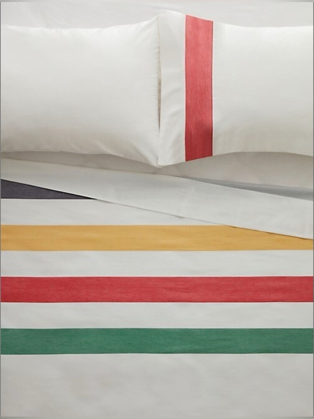 **🔥🔥NEW & RARE** HUDSON’S BAY STRIPES KING FLANNEL SHEET SET🔥**